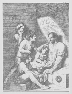 Divina Comedia de Dante, Infierno, lámina XLI (litografía) de Bernhard Schuler
