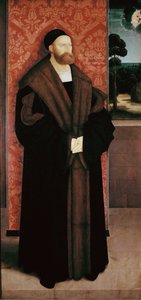 Retrato de Conrad Rehlinger y sus hijos (detalle) de Bernhard Strigel
