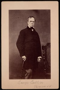Retrato de George Catlin 1796-1872, circa 1867 de Bernheim