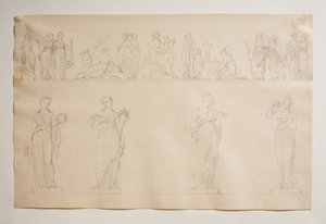 Apolo, las Gracias y las Musas de Bertel Thorvaldsen