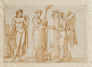 Baco, Diana y Victoria () de Bertel Thorvaldsen