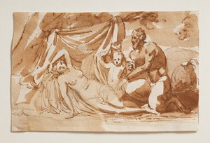 Júpiter como Sátiro y Antíope de Bertel Thorvaldsen