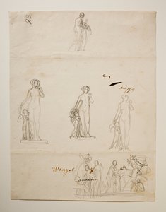 París y las tres diosas. Venus y Cupido de Bertel Thorvaldsen