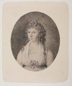 Retrato de Maren Schou West, de soltera Grønlund de Bertel Thorvaldsen