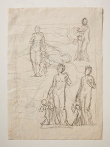 Venus y Cupido. Las flechas de Cupido forjadas en la fragua de Vulcano