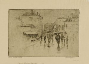 Lluvia de abril, Venecia de Bertha E. Jaques