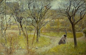 Día de primavera en el jardín de Bertha Wegmann