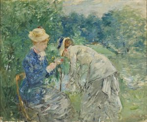 En el Bosque de Boulogne de Berthe Morisot