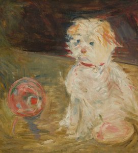Perro con balón de Berthe Morisot