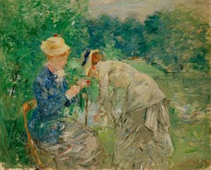 En el Bosque de Boulogne de Berthe Morisot