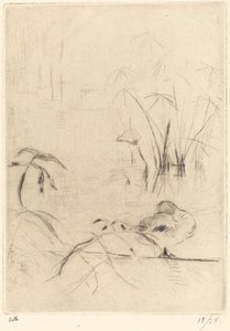 Patos descansando en la orilla, 1888-1890