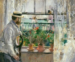 Eugene Manet (1834-92) en la Isla de Wight de Berthe Morisot