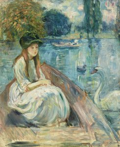 Francés: Jeanne Fourmanoir sur le lac de Berthe Morisot