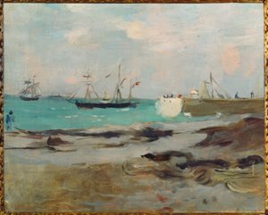 Entrada al puerto en Boulogne de Berthe Morisot