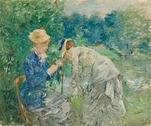 En el Bosque de Boulogne de Berthe Morisot