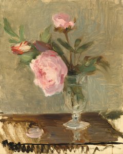 Peonías, c. 1869 de Berthe Morisot