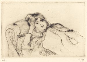 Descanso, 1888-1890 de Berthe Morisot