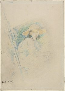 Niña sentada (Julie Manet) de Berthe Morisot
