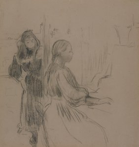 Estudio para La música, 1893 de Berthe Morisot