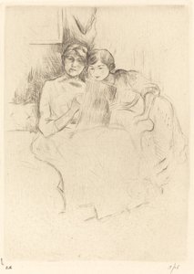 La lección de dibujo de Berthe Morisot