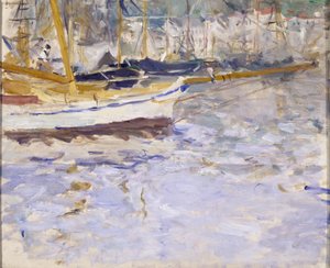 El Puerto de Niza, Invierno 1881-82 de Berthe Morisot