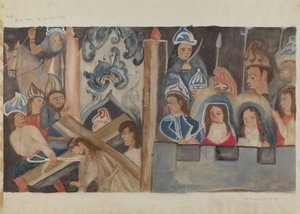 Estación de la Cruz No. 7: Jesús Cae por Segunda Vez de Beulah Bradleigh