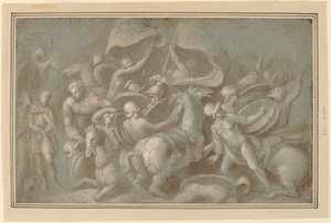 Escena de batalla de Biagio Pupini