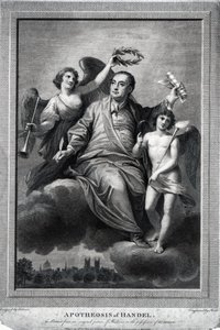 Apoteosis de Handel, 1787 de Biagio Rebecca