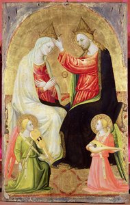 La coronación de la Virgen de Bicci di Lorenzo