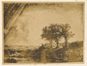 El paisaje de los tres árboles de Bisson Frères