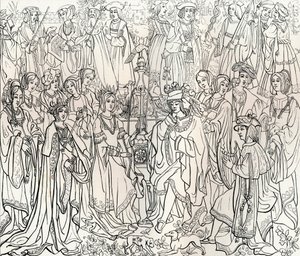 Matrimonio del Rey Luis XII de Francia y María Tudor de Bisson and Cottard
