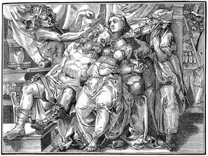 Sansón y Dalila, 1574 1849 de Bisson and Cottard