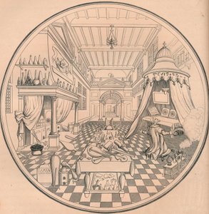 El alquimista, siglo XVI, 1849 de Bisson and Cottard