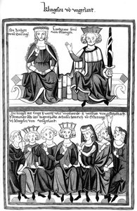 El Congreso de Wartburg, siglo XV 1849 de Bisson and Cottard