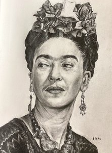Frida Kahlo, c.2021 (Lápiz sobre papel)