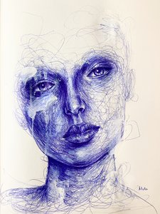 Love On The Rocks, c.2021 (Pluma sobre papel) de Blake Munch