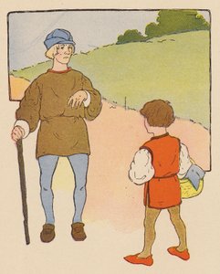 Canción infantil: Bandy Legs (litografía en color)
