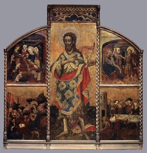 Retablo de San Juan Bautista, c.1440 de Blasco de Granen