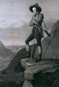 Archiduque Johann como cazador de rebecos de Blasius Höfel