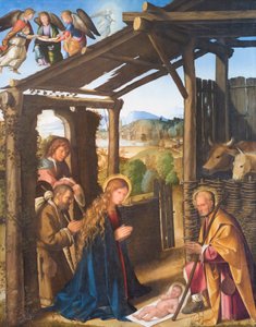 Adoración de los pastores de Boccaccio Boccaccino