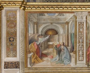 Nave Central, Tercer Tramo Norte, Anunciación de Boccaccio Boccaccino