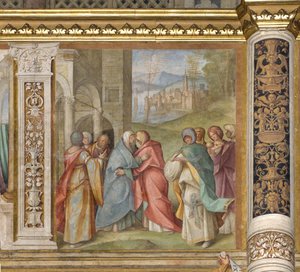 Nave central, Tercer tramo norte, Visitación, Boccaccio Boccaccino 1516-17 de Boccaccio Boccaccino