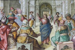 Jesús entre los escribas de Boccaccio Boccaccino