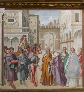 El encuentro de San Joaquín y Santa Ana