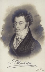 Retrato de Ignaz Moscheles de Bohemian School