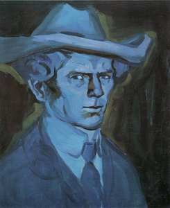 Autorretrato, 1909 de Bohumil Kubišta