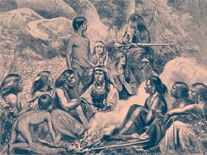 Campamento indio navajo de Bohuslav Kroupa