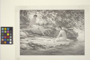 Lake Ladies (tinta sobre papel) de Bolton Coit Brown