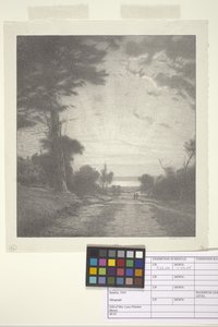 Amanecer (tinta sobre papel)