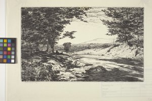 La montaña (tinta sobre papel) de Bolton Coit Brown